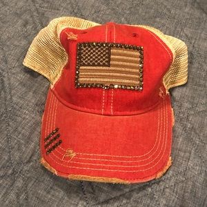 American flag hat